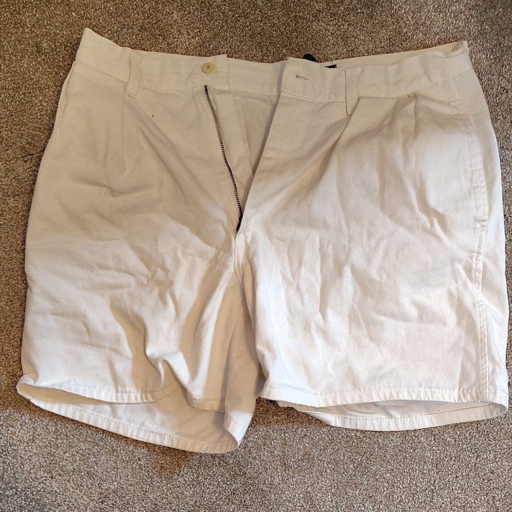White Ralph Lauren Khaki Shorts